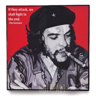 Che Guevara เช เกวารา นักปฏิวัติ คิวบา รูปภาพ​ติด​ผนัง ​pop​ art กรอบรูป แต่งบ้าน ของขวัญ ของสะสม คำคม