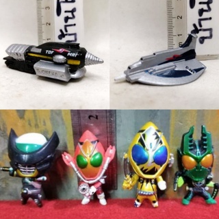 (แท้/อุลตร้าแมน/สวมนิ้ว/มือสอง)​ Bandai Ultraman Ultra Seven TDF MR1,UH-3  Magma Riser Gashapon Figure Vehicle