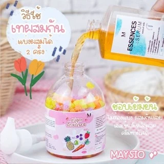 สบู่สูตร​ลับ​+เอสเซ้นส์​ MAYSIO ESSENCE SERUM สบู่สูตรลับเร่งขาว สบู่โดส 5 สูตรในขวดเดียว