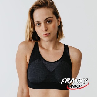 สปอร์ตบราใส่วิ่ง สปอร์ตบราสำหรับออกกำลังกาย ไร้ตะเข็บ BASIC RUNNING SPORTS BRA