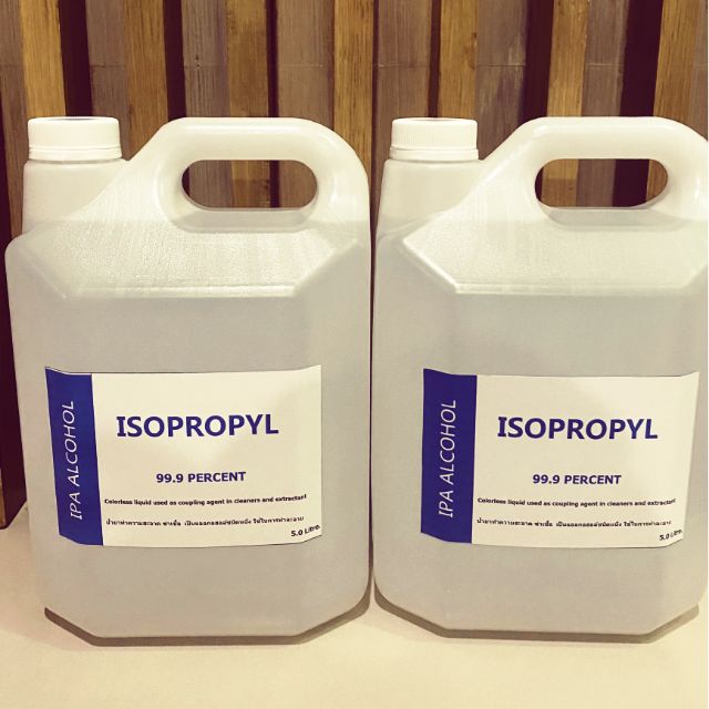 IPA *Isopropyl alcohol 99.9% แพคคู่ 5+5 =10 ลิตรรับประกัน