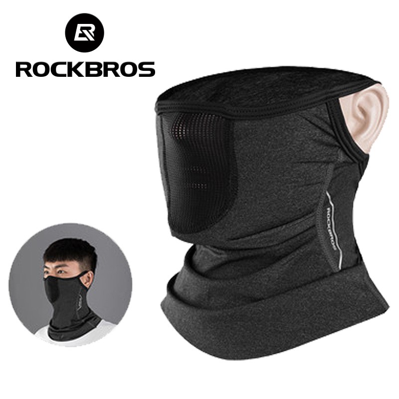 【TH Delivery】ROCKBROS ผ้าโพกหัว ผ้าพันคอ ผ้าเรยอน กันแดด ระบายอากาศได้ดี แฟชั่นฤดูร้อน
