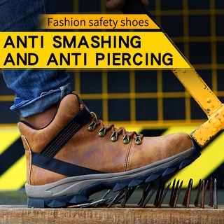 รองเท้าเซฟตี้หัวเหล็กหุ้มข้อ รองเท้าบูทเซฟตี้ รองเท้าเซฟตี้ Safety shoe หัวเหล็กแบบหุ้มข้อ