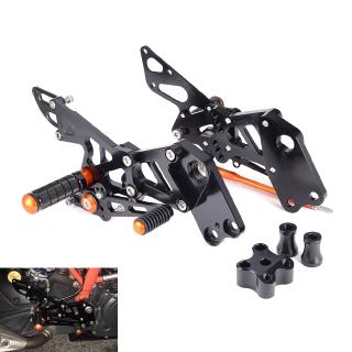 ชุดหูฟังอลูมิเนียม สามารถปรับได้ สําหรับรถจักรยานยนต์ KTM RC125 RC200 RC390 2014-2021