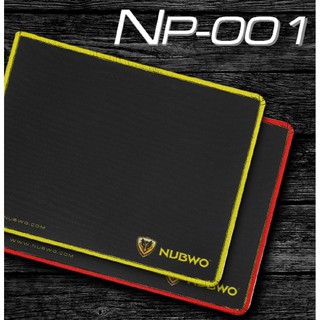 แผ่นรองเมาส์ NUBWO รุ่น NP-001-สีดำ