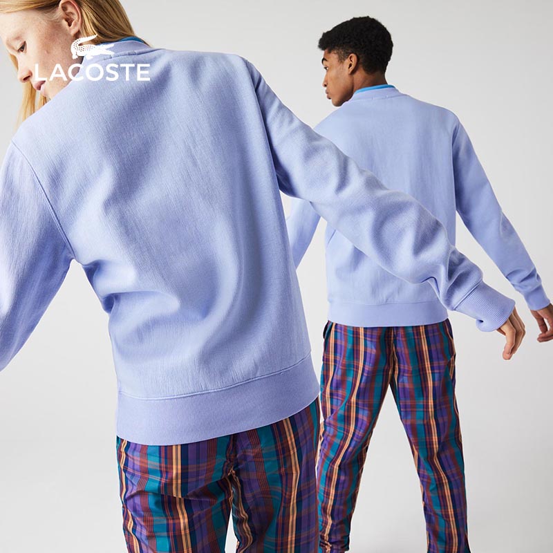 ﺴ┅LACOSTE French crocodile couple dress men's and women's 21 spring new sports printed bathroom men's | SH9197 #2
