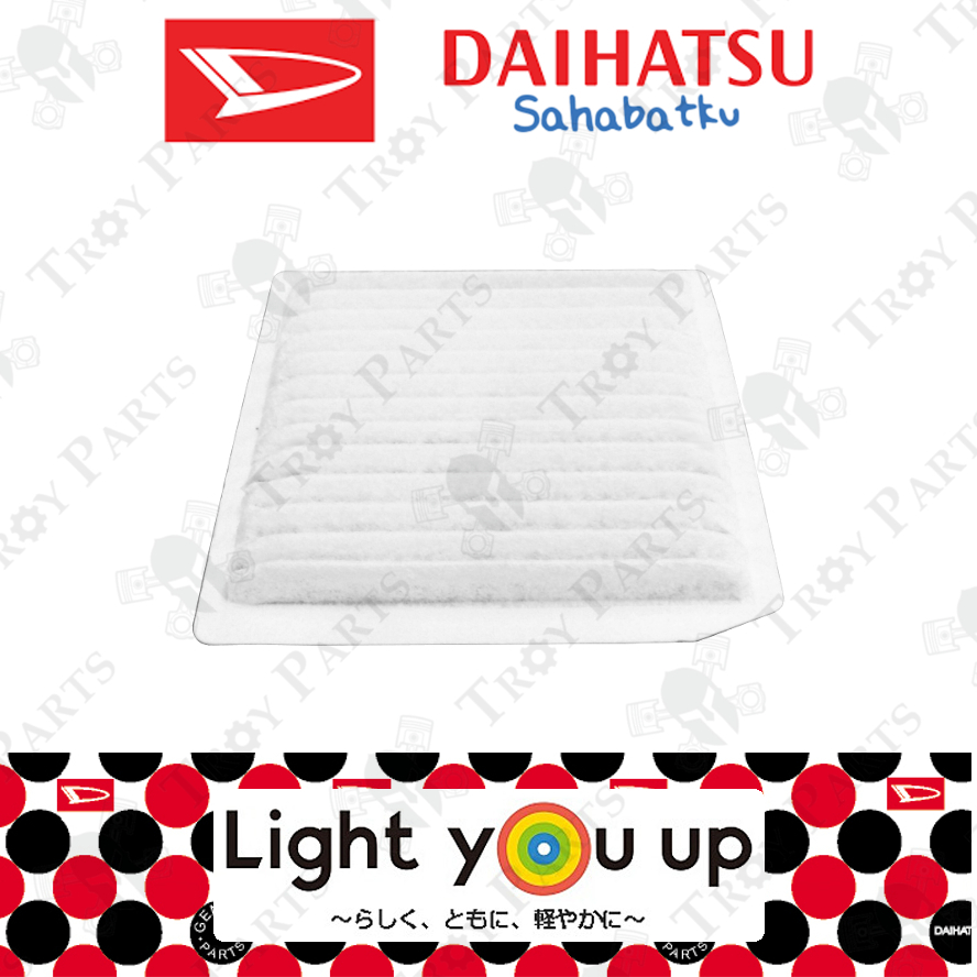 Daihatsu Cabin AirCond Aircon Blower Filter สําหรับ Perodua Myvi 1.0 1.3 รุ่นเก่า 2005-2011 Toyota P