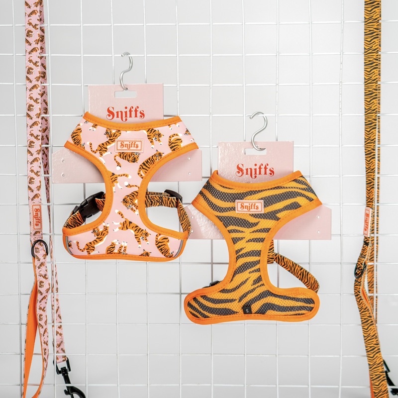 Cunning Cub Reversible Harness & Leash Set💖🐯