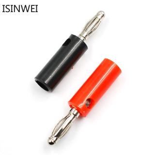 ชิ้นส่วนอะไหล่ Audio Speaker Screw Banana Plug Connector 4 มม.