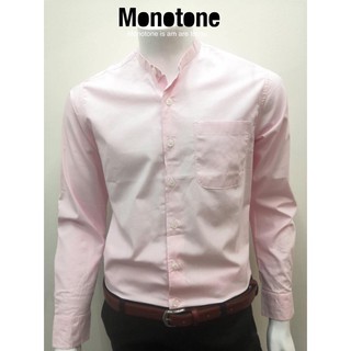 เสื้อเชิ้ตผู้ชาย เสื้อเชิ้ตคอจีน ผ้าดีรุ่นพิเศษ Monotone Shirt Original