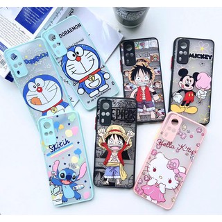 เคสหลังกันกล้องสกรีนลายการ์ตูน เคสหลังแข็งโดเรม่อน วันพีชสำหรับรุ่นSAMSUNG A21S-A20-A02S A42-A02-A10S-A10