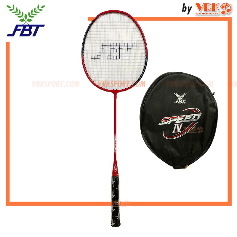 FBT ไม้แบดมินตัน รุ่น SPEED 5 พร้อมปลอกใส่ (มี4สี) ไม้แบด