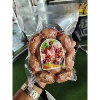 ไส้กรอกหมูทอดไม่แตก🐷 (หมูล้วน)12ลูก น้ำหนัก ประมาณ450-500กรัม