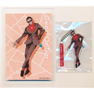 [ส่งจากญี่ปุ่น] Gwelu Os Gar Nijisanji Anniversary Festival 2021 Acrylic Key Holder &amp; Bromide Sets Goods L03857357