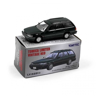 Tomytec 1/64 SUBARU LEGACY WAGON BRIGHTON 220 สีเขียว TLV-N231B DIECAST SCALE รุ่นรถ TOMICA LIMITED VINTAGE