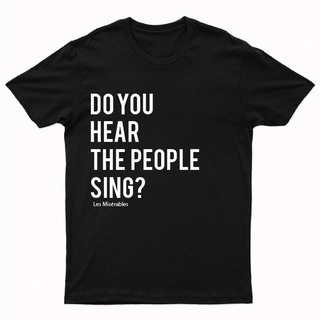 ผ้านุ่ม✲☍เสื้อยืด DO YOU HEAR THE PEOPLE SING? T-SHIRT