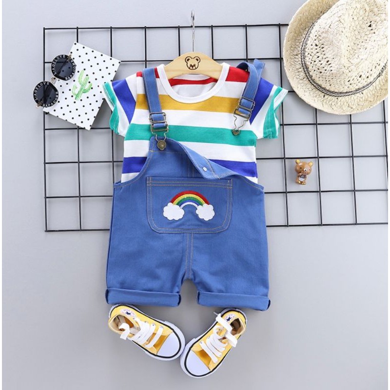 ชุดเด็กชายลายน่ารักมาก*ชุดเอี้ยมใส่ได้ทั้งหญิงและชาย - รูปที่ 3