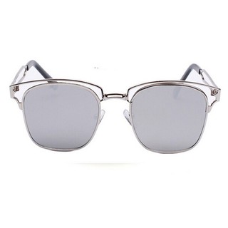 BiNFUL แว่นตากันแดด (รุ่น : AS732) Silver Frame White quicksilver