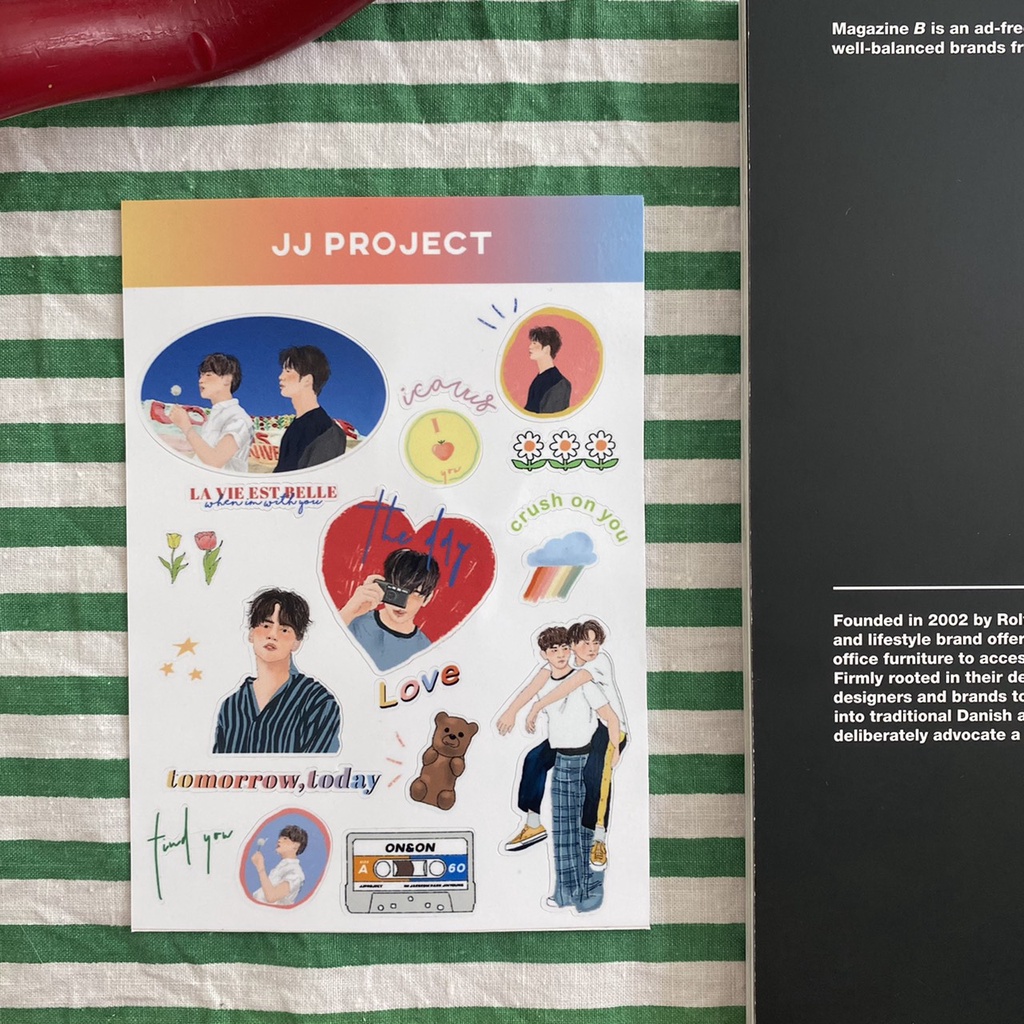💌 สติกเกอร์ A6 JJProject