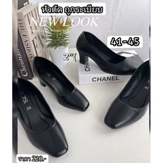 👠 sz.41-45 รองเท้าส้นสูง ใส่ไปเรียนได้เรยจ้า ❤️ (หัวแหลม)