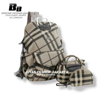 Bb กระเป๋าเป้สะพายหลัง มัลติฟังก์ชั่น สําหรับผู้หญิง (Burberry) 2219 - BAGPACK