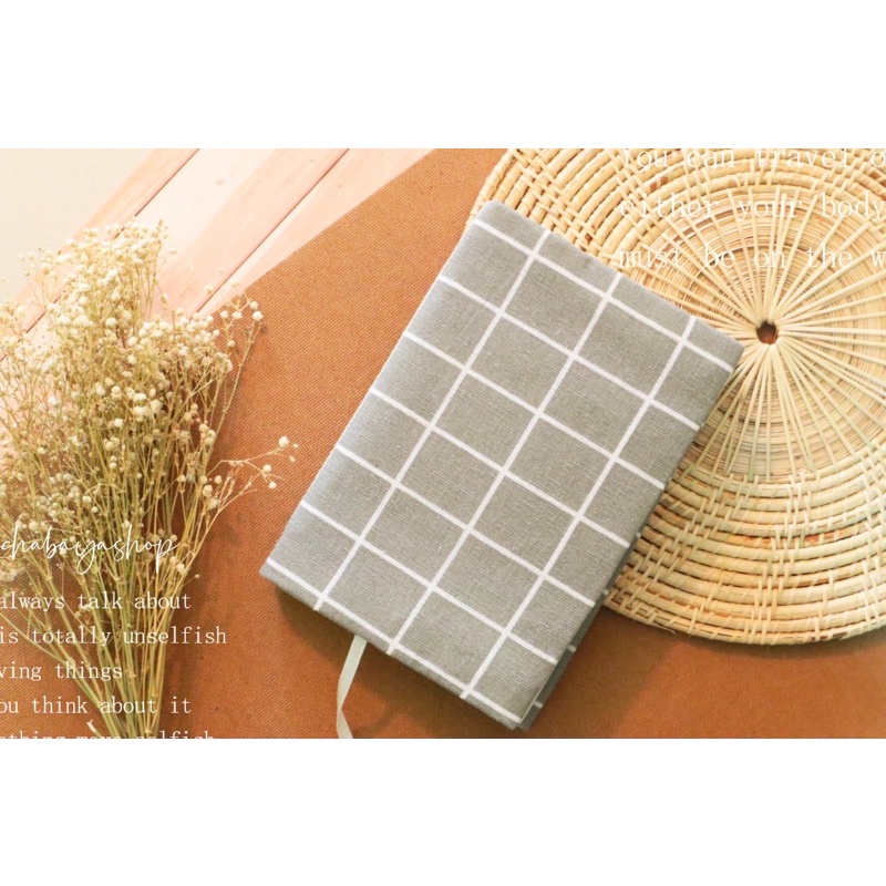 Book Covers 45 บาท ปกผ้าฝ้ายใส่หนังสือขนาด A5/B6/การ์ตูน พร้อมส่ง Stationery