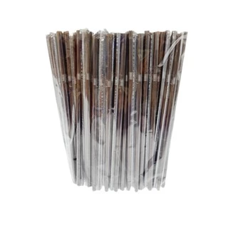 (100 เส้น/1แพ็ค)หลอดงอ ห่อฟิล์มใส หนา 6 มิล ยาว 21 ซม.(U)