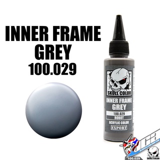 SKULL COLOR 100.029 INNER FRAME GREY ACRYLIC COLOR 60ML ROBOT สีอะครีลิกสำหรับพลาสติก โมเดล VCA GUNDAM