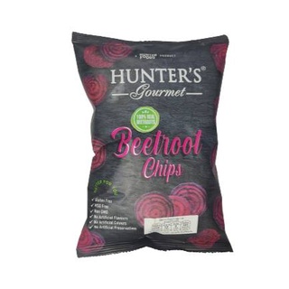 Hunter’s Gourmet 100% Beetroot Chips 60 g บีทรูท Real Fruit #FLND