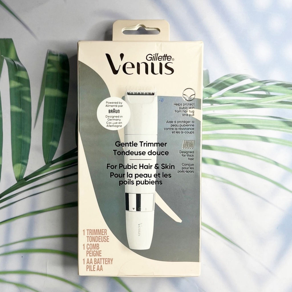 (Gillette®) Venus Gentle Trimmer For Pubic Hair &amp; Skin Model 5368 ยิลเลตต์ วีนัส เครื่องโกนขนสำหรับผู้หญิงใช้ได้ทุกส่วน