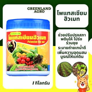 💥THAIGREENAGRO โพแทสเซียมฮิวเมท สารปรับปรุงสภาพดิน ปุ๋ย💥