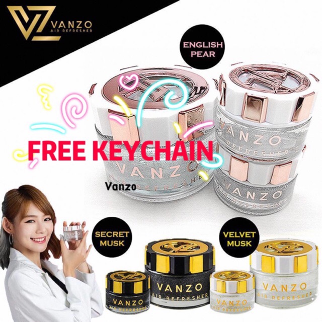 Vanzo Car Refresher Vanzo Car Air Fresher น้ําหอมรถยนต์