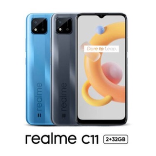 สมาร์ทโฟน realme C11 2021 แรม2 รอม32 ( RAM 2 ROM 32 ) แบตอึด 5000mAh [ เครื่องศูนย์ไทย  ]