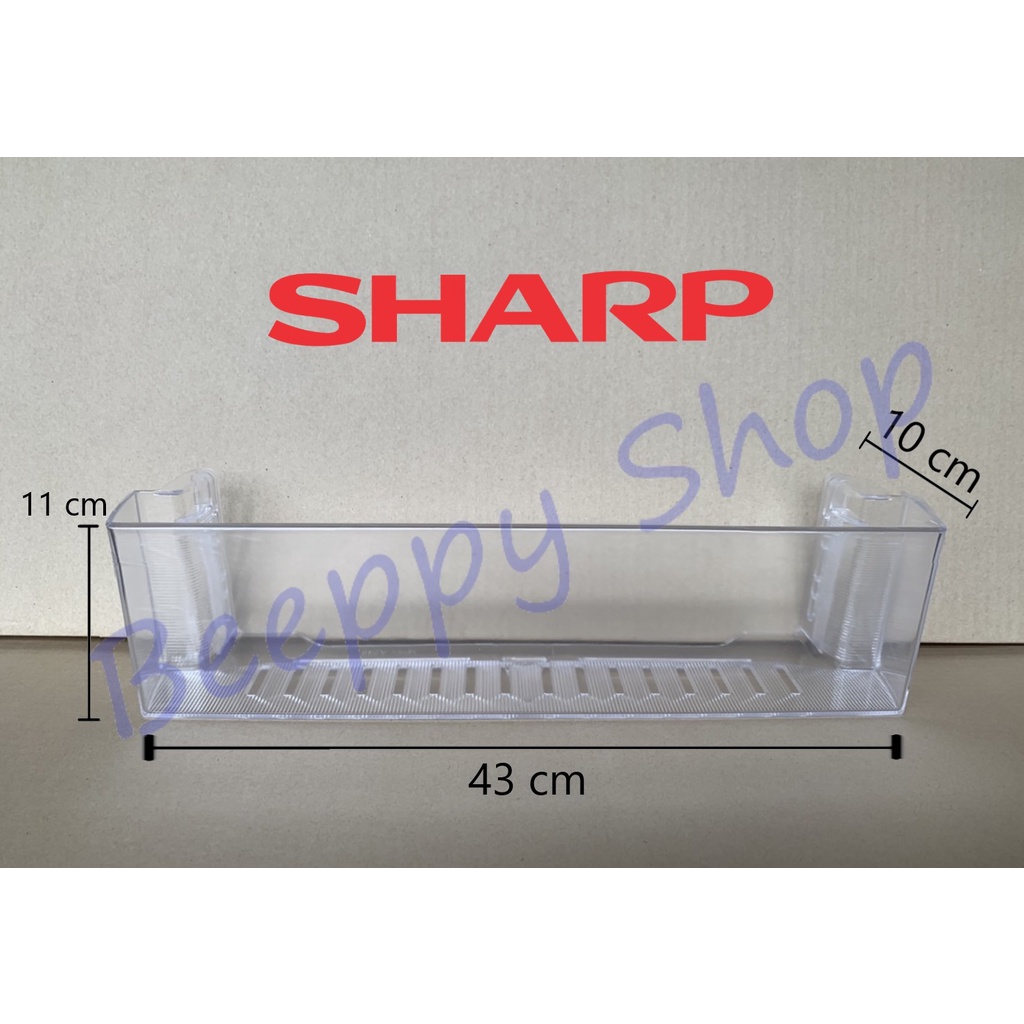 ชั้นวางขวดข้างประตู อันกลาง Sharp รุ่น SJ-Y22T/Y25T/S22E/X230T/X260T ของแท้