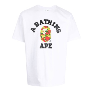 Bape เสื้อยืดพิมพ์ลาย Basic กีฬาเสื้อยืดของขวัญ