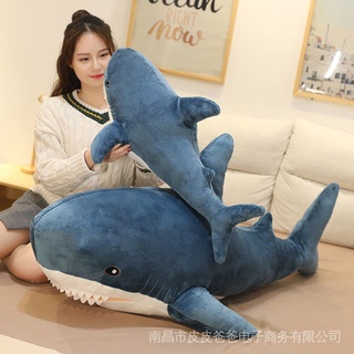 หมอนตุ๊กตาฉลาม Awoo Shark Ragdoll ขนาดใหญ่ สีขาว เหมาะกับของขวัญ แบบสร้างสรรค์ สําหรับเด็กผู้ชาย และเด็กผู้หญิง