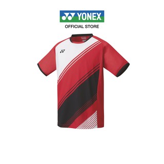 YONEX MENS T-SHIRT 10395 เสื้อคอกลม ผ้า Polyester มาพร้อมเทคโนโลยี Very Cool Dry เย็นสบายแห้งเร็วสัมผัสเนียนนุ่ม