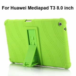 เคสมือถือซิลิโคน แบบตั้งได้ สําหรับ Huawei Mediapad T3 8.0 Pad2 8 Sleeve