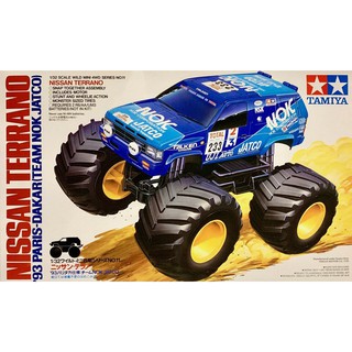 พลาสติก โมเดล ประกอบ TAMIYA MINI 4WD NISSAN TERRANO 93 PARIS-DAKAR (TEAM NOK JATCO) (17011)