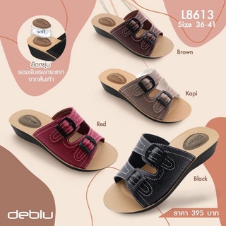 NFshoes ถูกสุด! รองเท้าแตะเพื่อสุขภาพ Deblu เดอบลู รุ่น L8613 ใส่สบาย