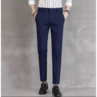 MNO.9 Pants men 6060 กางเกงสแล็คชาย 5 ส่วน สไตล์เกาหลี กางเกงทำงาน กางเกงนักศึกษา