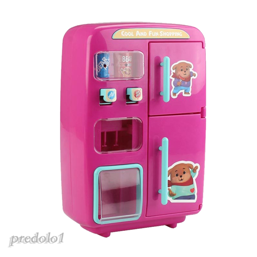 Pretend Play Kitchen Food Set Toys Realistic Refrigerator Vending   176875e8d3b73b7603213c0257245bec