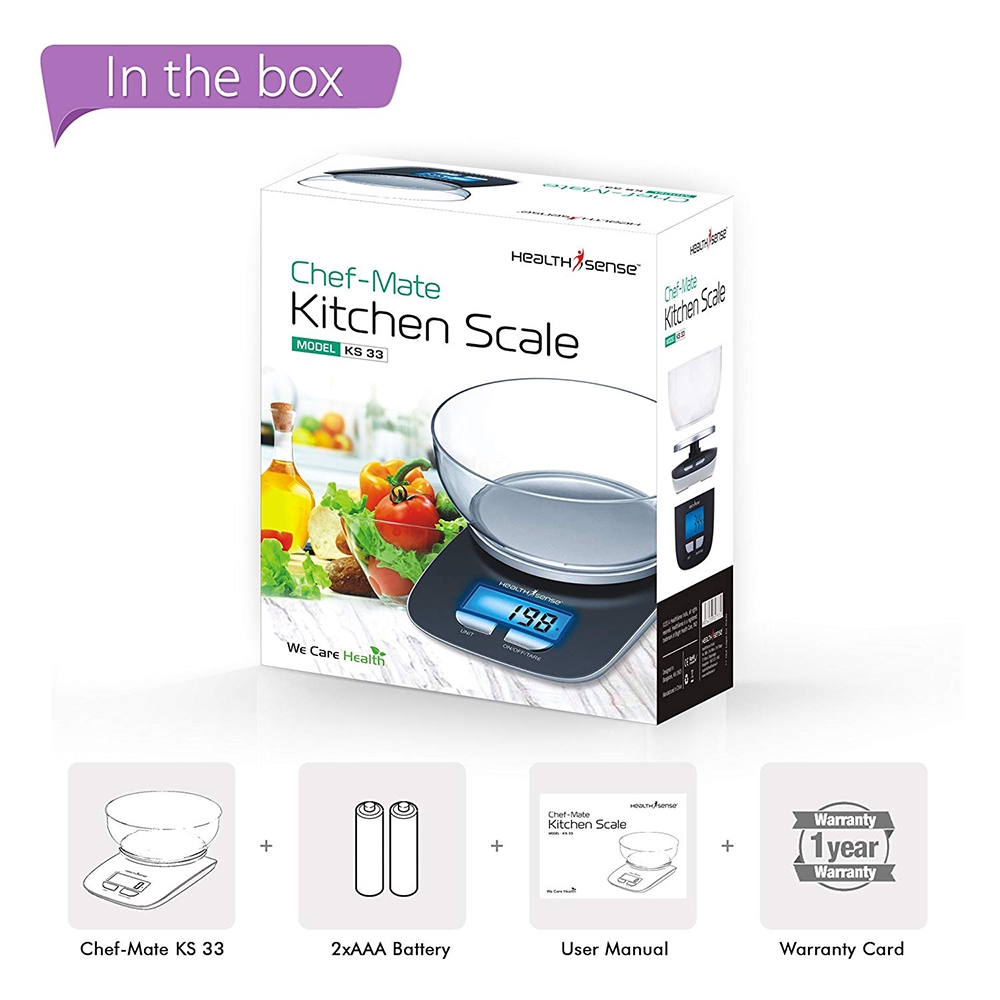 Chefmate food scale manual