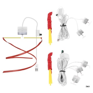 Iwo พัดลมไล่ยุงและแมลงวันแบบแขวน Usb ป้องกันเนื้อสัตว์