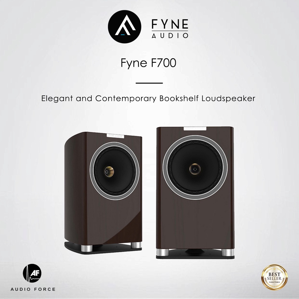 Fyne Audio F700 : Elegant and Contemporary Bookshelf Loudspeaker