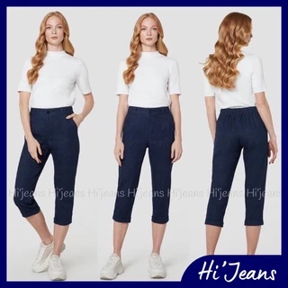 🔥ส่งฟรี ตัดเย็บไทย🔥กางเกงยีนส์ยืด Hi'jeans เก็บทรงพรางหุ่น ต้นขาใหญ่สะโพกใหญ่ สาวอวบอ้วน เอว 26-4ุ6”