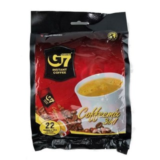 G7 Coffeemix 3in1 จีเซเว่น คอฟฟี่มิกซ์ ขนาด 16กรัม แพ็คละ22ซอง กาแฟปรุงสำเร็จ ชนิดผง