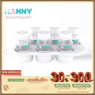 ขวดเก็บน้ำนม 4oz แพค 3-6ขวด แนนนี่ Nanny BPA Free