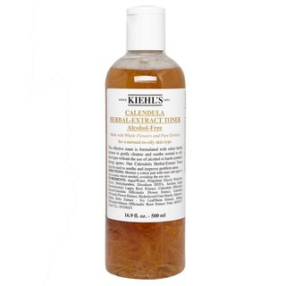 (สูงสุด1ขวด/ออเดอร์) Kiehls Calendula Herbal Extract Alcohol Free Toner 500ml โทนเนอร์บำรุงผิวหน้า***King Power***