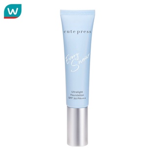 Cute Press คิวท์เพรส อิเวอร์รี่ สโนว์ อัลตร้าไลท์ ฟาวเดชั่น …